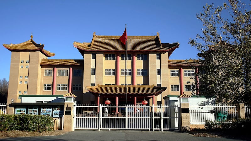 中国驻澳大利亚联邦大使馆(路透社)